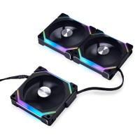 LIAN LI UNI FAN SL V2 120 ARGB Case Fan Triple Pack Black